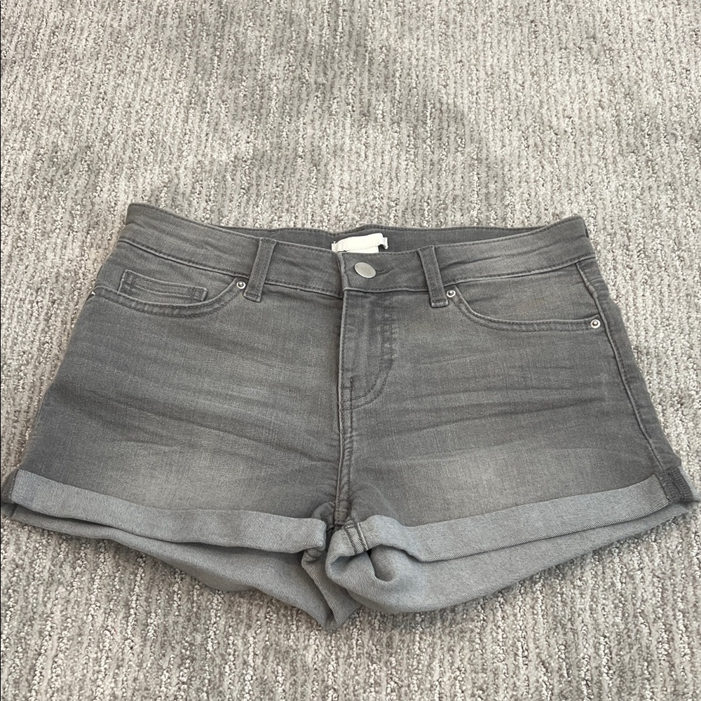 NEW! H&M Charcoal Jean Shorts